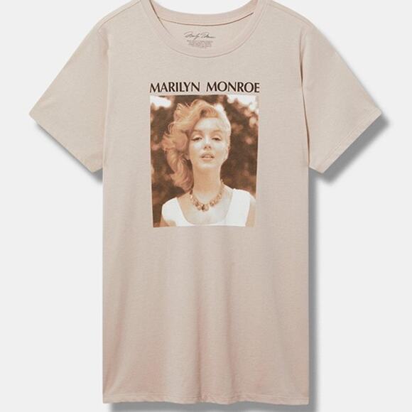 TORRID Women's Marilyn Monroe Classic Fit Cotton Crew Tee - Size 10 - NWT - Picture 1 of 3